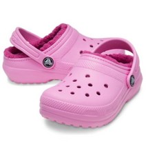 [크록스] 클래식 라인드 클로그 키즈 207010-6SW( 털샌들)