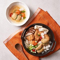 하코야 롱 생선까스 300g 2개, 유부주머니 오뎅전골