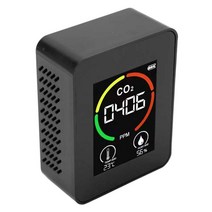 가스감지기 CO2 감지기 공기 품질 모니터 자동 알람 TVOC 센서 실시간 테스트 고정밀 호텔, 한개옵션0