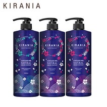 키라니아 약산성 큐티클케어 자연유래샴푸 오리지널1000mlx3, 상품:허브x2+플로럴x1