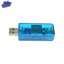 전압계 스트레이트 스루 버전 전압 전류계 3 위치 USB 측정기 지능형 이중, 한개옵션0