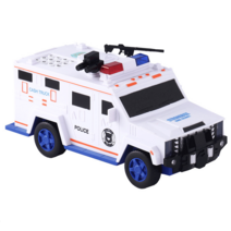 저금통 인테리어 자동차 비밀번호 경찰차 어린이저금통, 블랙