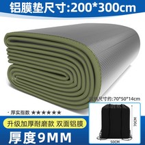 편안한 캠핑 매트 발포 습기차단 쿠션, 9MM【300*200cm】