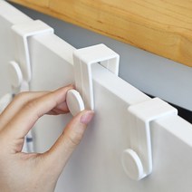 싱크대 도어걸이 후크 클립 주방 행주 수건 비닐 홀더, 5개