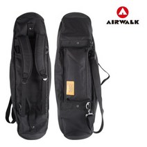 에어워크 멀티백 고급형 31인치 스케이트 보드 가방, 블랙