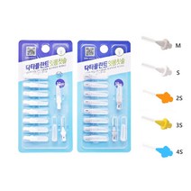 닥터플란트 잇몸칫솔 치간칫솔 리필 교체용 (10개입) 임플란트 잇몸전용 치과용칫솔, 2S (0.8mm)