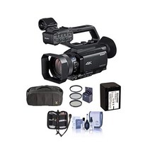 Sony PXW-Z90V 컴팩트 2 5cm(1인치) XDCAM 4K 캠코더 3G-SDI 출력 - 비디오 백 예비 배터리 62mm 필터 키트 메모리 지갑 클리닝 키트 포함 번들