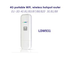 LTE 라우터 무선 인터넷 휴대용 핫스팟 동글이 차량용 USB 와이파이 라우터, C LDW931 5채널