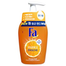 화 항균 핸드워시 오렌지향, 3개, 250ml