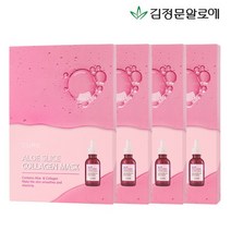 김정문알로에 큐어 알로에 슬라이스 콜라겐 마스크팩 20매, 1개입, 20개