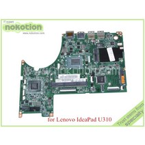 Nokotion dalz7tmb8c0 rev c 11s90002339 용 lenovo ideapad u310 13 인치 노트북 마더 보드 hd4000 + I5-3, 한개옵션0