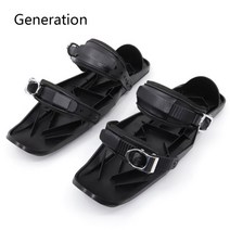 숏스키 인라인 부츠 플레이트 미니 스키 눈을위한 새로운 미니 스케이트 짧은 보드, 다중