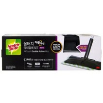 코스트코 3M 스카치브라이트 올터치 더블액션 막대걸레 SET 핸들 + 청소포 (12+32) / 표준형 3M 더블앤션 걸레세트 모던 그레이 / 밀대