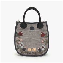 퀼트패키지 가방 도란도란 토트백 퀼트 프랑스자수 DIY, 1개, 혼합색상