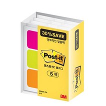 3M 포스트잇 플래그 알뜰팩 686SS-5A 메모지, 1개
