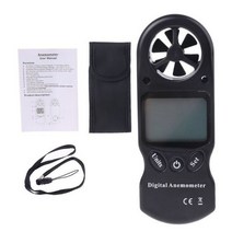 테스터기 LUX 조도 디지털조도계 측정 밝기 Digital Anemometer Thermometer Hygrometer Temperature Humidity Measurement, [02] black