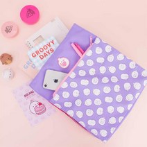 칸막이 분리 책 실내화 동시수납 여아 보조가방 학원보조가방 키즈슈즈백