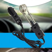 차량용 돼지꼬리 히터 온수 물데우는 기계 물 가열기, 24V-120W 클립 라인