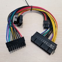 10 개/몫 ATX 24 핀 18 및 듀얼 IDE 몰 렉스 6 컨버터 어댑터 전원 케이블 코드 HP Z600 워크 스테이션 서버 18AWG