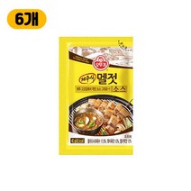 간편한 요리 황금레시피 제주식 멜젓소스 40g 오뚜기, 6개
