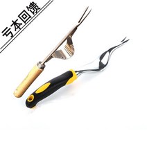 구근파종기 구멍삽 모종천공기 한손모종이식기 깨파종기 가정용 제초기 삽 파기 잔디 야생 야채 유물 느슨한 토양 원예 뿌리 이식 묘목 묘목 수동 제초 도구, 브래킷 형 나무 손잡이 뿌리 추출기 + 플라스틱