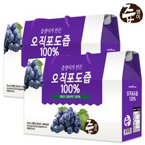 즙쟁이 포도즙 2박스 60포, 2개, 2100ml