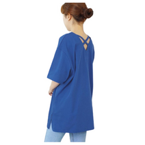 데이홀릭 백크로스 비비드 빅사이즈 반팔티