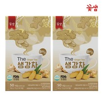 꽃샘 the 생강차 50포 x2개, 750g (15g x 50개입)