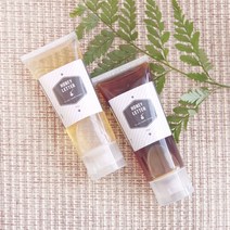 허니레터 아카시아꿀 + 밤야생화꿀 튜브 set 천연벌꿀 잡화꿀 꿀세트, 1개
