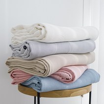 오가니크라프트 3중직 풍기인견 여름이불 4색상, 블루