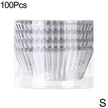 기름종이 유산지제작 종이호일 미용용품50/100 Pcs Tulip Cake Cup Holder Water Oil Paper Fire Temperatu, 19 S