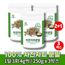 100% 차전자피 분말 주스 어린이 식이섬유 가루 파우더 자전피 차전피차 섬유소 약국차전자피 차전자 질경이씨 차전자푸, 3박스