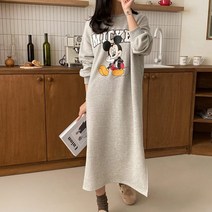 이지인이지 봄 원피스 홈웨어 롱원피스 임부복 미키원피스