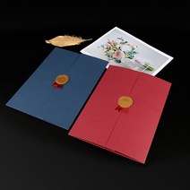 3단 접이식 상장케이스 졸업장 임명장 계약서 커버, pangstory B_네이비