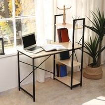 심플H형책상 100X48, 메이플(100X48)