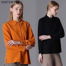 쉬즈미스 카라넥 심플 블라우스
