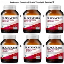 블랙모어스 콜레스테롤 건강 비타민 60정 Blackmores Cholesterol Health Vitamin 60 Tablets, 3. 6병