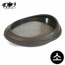 [CDS-212]푸르미 고양이 평판 보급형 화장실 (소형) (뉴브라운)