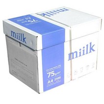 A4 75g 복사용지 팩스 프린터 용지 500매 5권 1박스