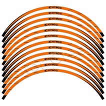 반사 오토바이 휠 스티커 스쿠터 15 인치 림 스트라이프 테이프 방수 데칼 액세서리 KYMCO AK550 ak 550, 02 15 Inch