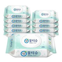 [깨끗한나라] 물티슈 FRESH 캡형 80매 10팩, 상세 설명 참조