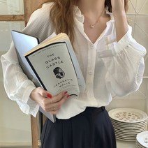 코코블랑 메이 셔링넥 블라우스