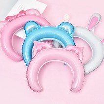 생일 기념일 파티 동물 애니멀 풍선 머리띠 DD-09942, 남자쥐
