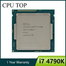 cpu 인텔 코어 i7 4790k 4.0ghz 쿼드 코어 8mb 캐시 hd 1세트
