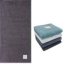 (주)송월타월 항균 호텔수건 150g 30수 무지타올 5장 수건, 1세트, 진회색5장