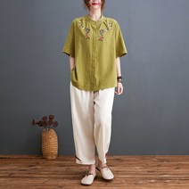 린넨 상하세트 하늘비즈 C10 Z097P058