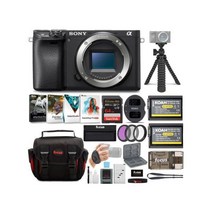 Sony a6400 미러리스 디지털 카메라(본체만) 및 소프트웨어 제품군 번들