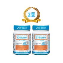 라이프스페이스 프로바이오틱 파우더 포 칠드런 100억 CFU 유산균파우더 60g X 2통