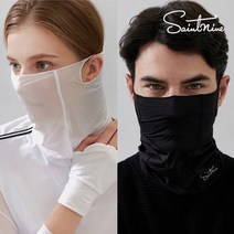 세인트나인 UV차단 냉감 마스크 - 4602-339-160, 블랙