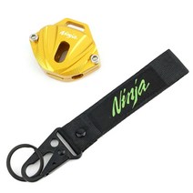 닌자400호환튜닝부품부속용품파츠 새로운 kawasaki ninja1000 sx ninja 650 1000sx zx6r zx10r 2022 2021 오토바이 액세서리 키 케이스, 1 세트 골드 커버